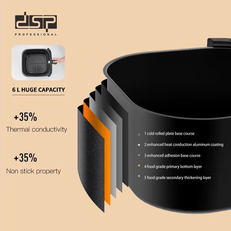 imgi_444_H3be6ae4fac7248179772c18e74a49ddei air fryer, fritezë me ajër, dsp, friteza dsp, friteza 8.5L, multicooker, pajisje kuzhine