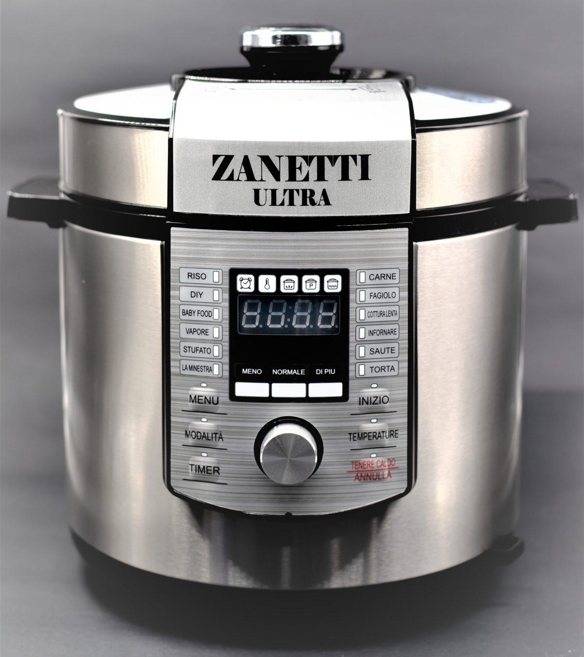 Multicooker Multikuker ZANETTI ULTRA sjell në tregun shqiptar shijen dhe cilësinë italiane në kuzhinë. Me 2 vjet garanci, manual shqip, 70% kursim energjie.