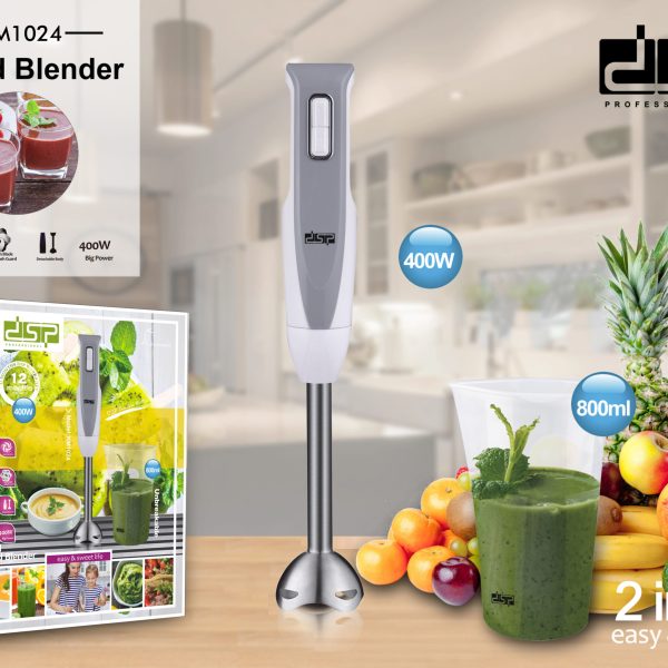 Blender dore KM1024 i fuqishem dhe shume praktik ne perdorim. Perfitoni pure, salca, smoothie, supa, etj ne kohe fare te shkurter.