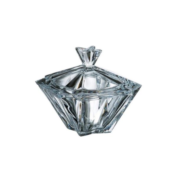 Mbajtese Llokumesh Kristal Bohemia 220mm, Kombinim luksoz i kristalit. Një dhuratë praktike luksoze e bërë në Republikën Çeke.
