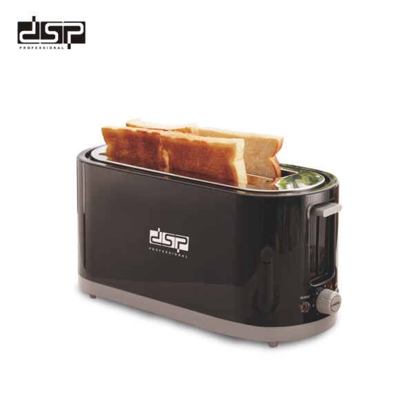 Thekese Buke Toaster 1400W KC2046 DSP Professional me 4 feta, buton anullimi, ringrohje, shkrirje, 7 opsione temperature, dalje automatike e bukës thekur!