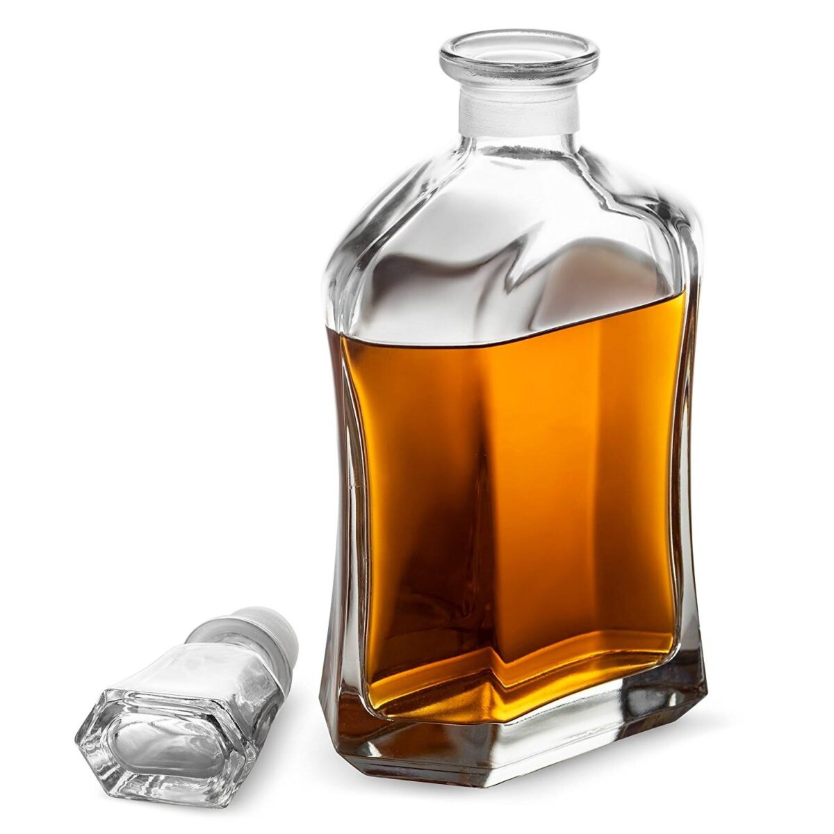 Capitol Dekanter/Shishe Whiskey/Konjak Bormioli Rocco® prej qelqi premium pa plumb, shumë transparent, i përsosur për të rujatur aromën dhe shijen e pijeve!