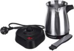 Xhezve Elektrike Inoksi Kafe/Caj 0.5L 600W SK-214 bën kafe dhe pije të nxehta për 3-6 persona kollaj, shpejt dhe me siguri sepse ka mbrojte maksimale!