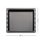 Furrë Midi 70L me ventilator, llambë dhe xham të dyfishtë. Fuqi 1850W, termostat 50–300°C dhe timer 0–90 min.