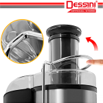 Shtrydhese Centrifugale 1400W DS599 DESSINI, Motor i fuqishëm 1400W, Kapacitet i madh,Dy nivele shpejtësie, Dizajn modern dhe kompakt, Lehtësi në pastrim,