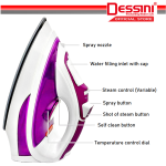 Hekur Me Avull DS099 2000W DESSINI, Avull i fuqishëm, Shtresë qeramike në bazë, Përshtatje e temperaturës, Funksion i vetpastrimit