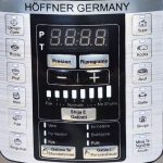 Multikuker HÖFFNER GERMANY 6L – Panel në Shqip, Enë Inoksi, 1000W