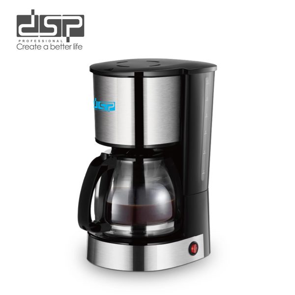 Makineri kafeje DSP KA3128 me trup inox dhe gotë xhami 1.5L