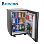 Frigorifer Hoteli Minibar 40L me Dere Solide. Pa zhurmë, pa vibrim dhe me konsum të ulët. Ideal për ambiente hoteli apo dhoma gjumi.