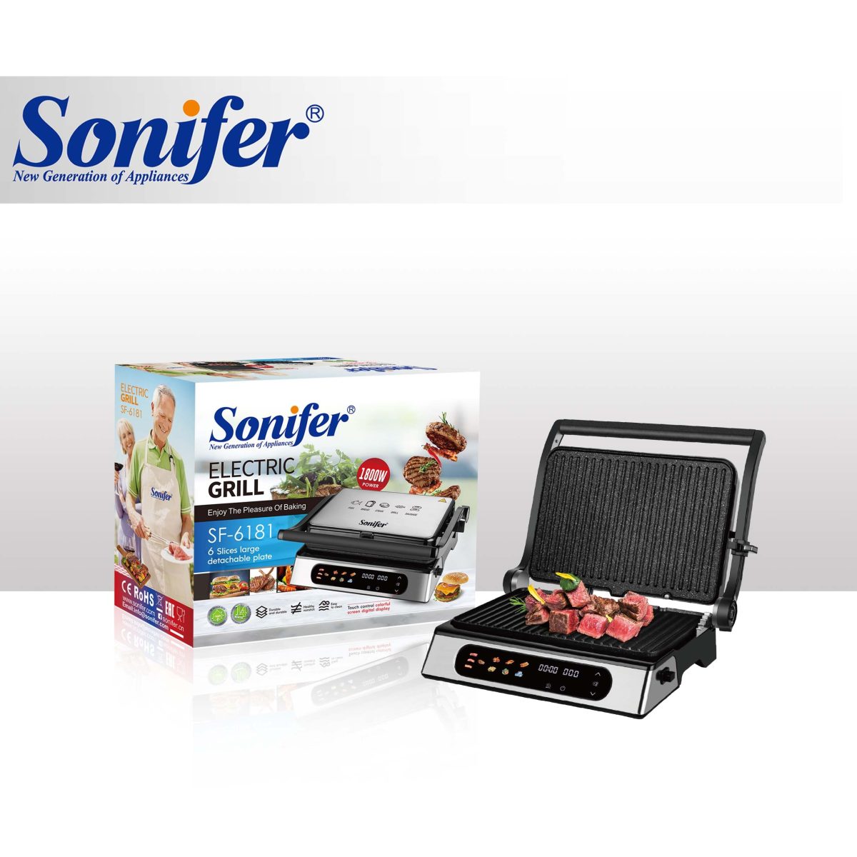 Grill Sonifer Digitale SF-6181