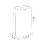 Kondicioner portativ ODIN PLUS 13000 BTU ARGO me kontroll WiFi dhe telekomandë