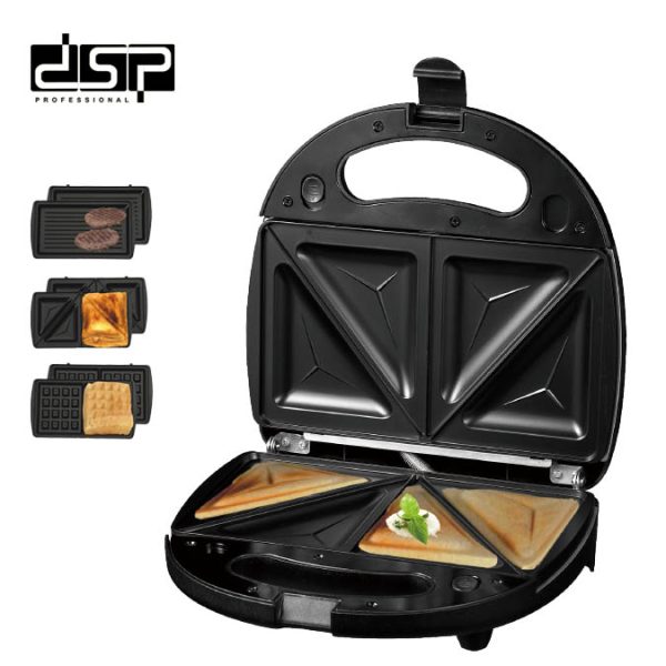 ostiere Vafle Grill 750W KC1049 DSP Professional me pllaka të ndërrueshme 3 në 1