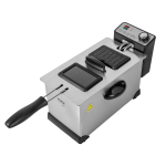Fritezë VIVAX DF-2003SS 2000W me kazan inox 3L dhe kapak me dritare