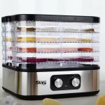 Dehidrues Frutash & Perimesh DSP KA9011 240W me 5 shtresa dhe trup inox