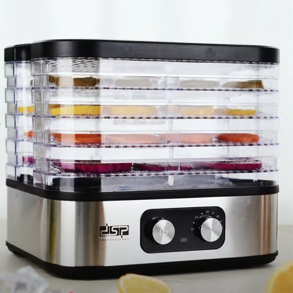 Dehidrues Frutash & Perimesh DSP KA9011 240W me 5 shtresa dhe trup inox