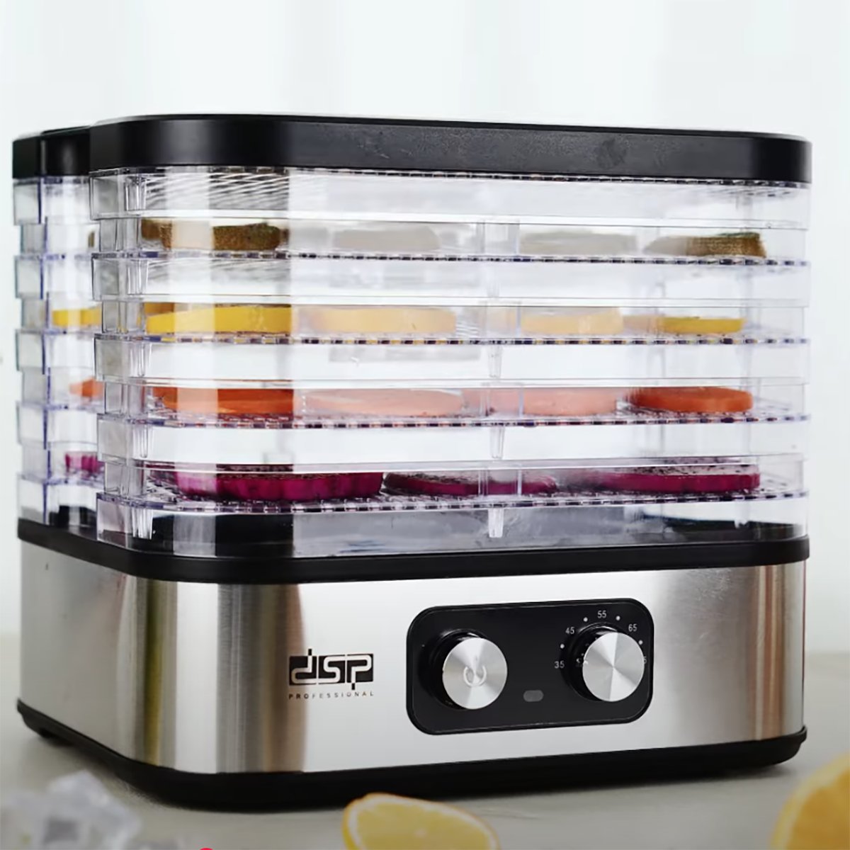 KA9011 1 Dehidrues Frutash & Perimesh DSP KA9011 240W me 5 shtresa dhe trup inox