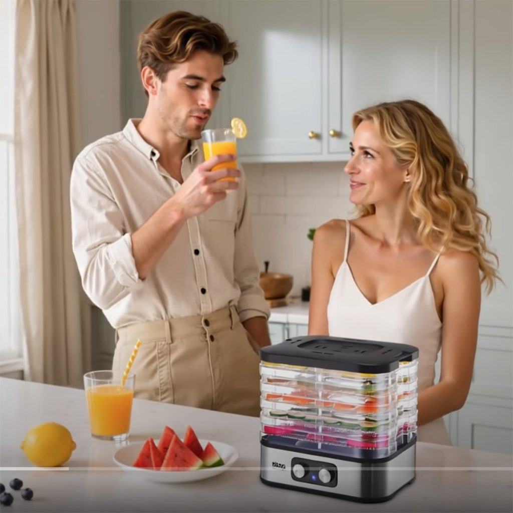 Dehidrues Frutash & Perimesh DSP KA9011 240W me 5 shtresa dhe trup inox