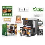 Air Fryer DSP KB2194 me 12 programe, ekran prekje dhe ngrohje dyfishe sipër-poshtë