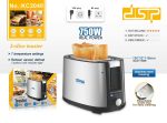 Thekëse Buke DSP KC2048 750W inox me 7 nivele ngrohjeje dhe 3 funksione praktike