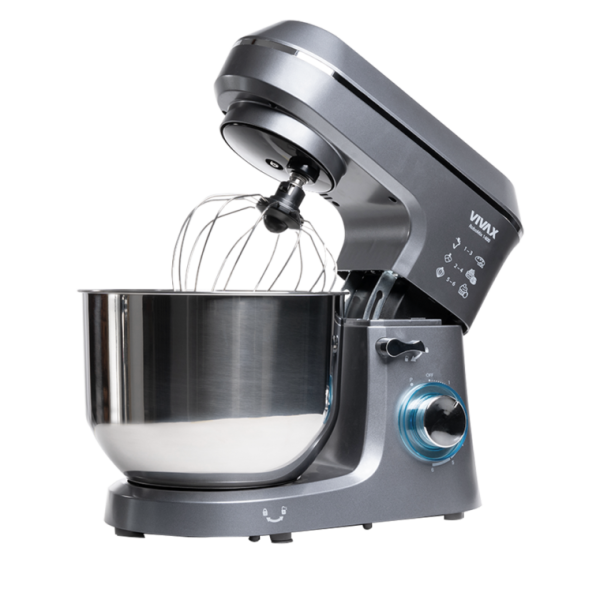 Robot Mikser VIVAX RM-61400SX 1400W me 6 shpejtësi dhe Turbo Pulse, ngjyrë inox