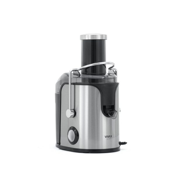 Shtrydhëse Frutash & Perimesh VIVAX AJ-800 800W Inox me hapje të gjerë 7.5cm