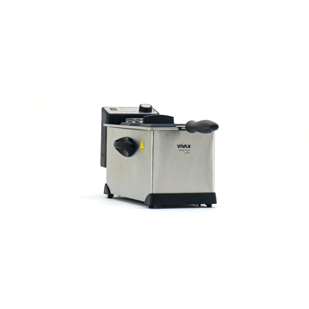 Fritezë VIVAX DF-2003SS 2000W me kazan inox 3L dhe kapak me dritare