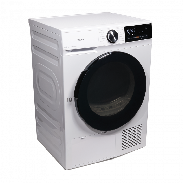 imgi_32_CDR-0816MHP-P-Left-760x760 Tharëse Rrobash VIVAX CDR-0816MHP 8Kg me pompë nxehtësie dhe ekran LED