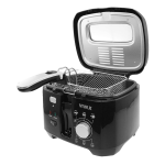 Fritezë VIVAX DF-1800B 1800W e zezë me kazan 2.5 litra