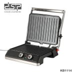 Grill Tostier Elektrike DSP KB1114 2200W me pllaka jo-ngjitëse dhe timer