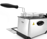Fritezë VIVAX DF-2003SS 2000W me kazan inox 3L dhe kapak me dritare