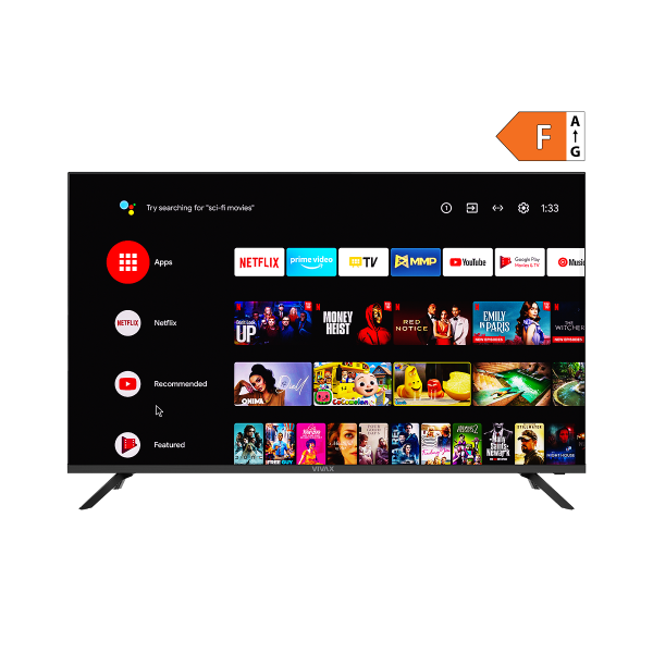 Televizor Smart VIVAX A Series 43UHD10K 43” UHD 4K AndroidTV me HDR10 dhe garanci 3+2 vite