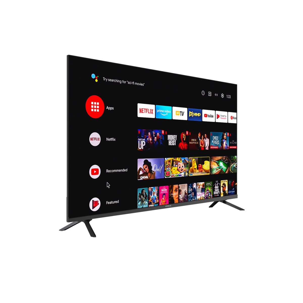 Televizor Smart VIVAX A Series 43UHD10K 43” UHD 4K AndroidTV me HDR10 dhe garanci 3+2 vite
