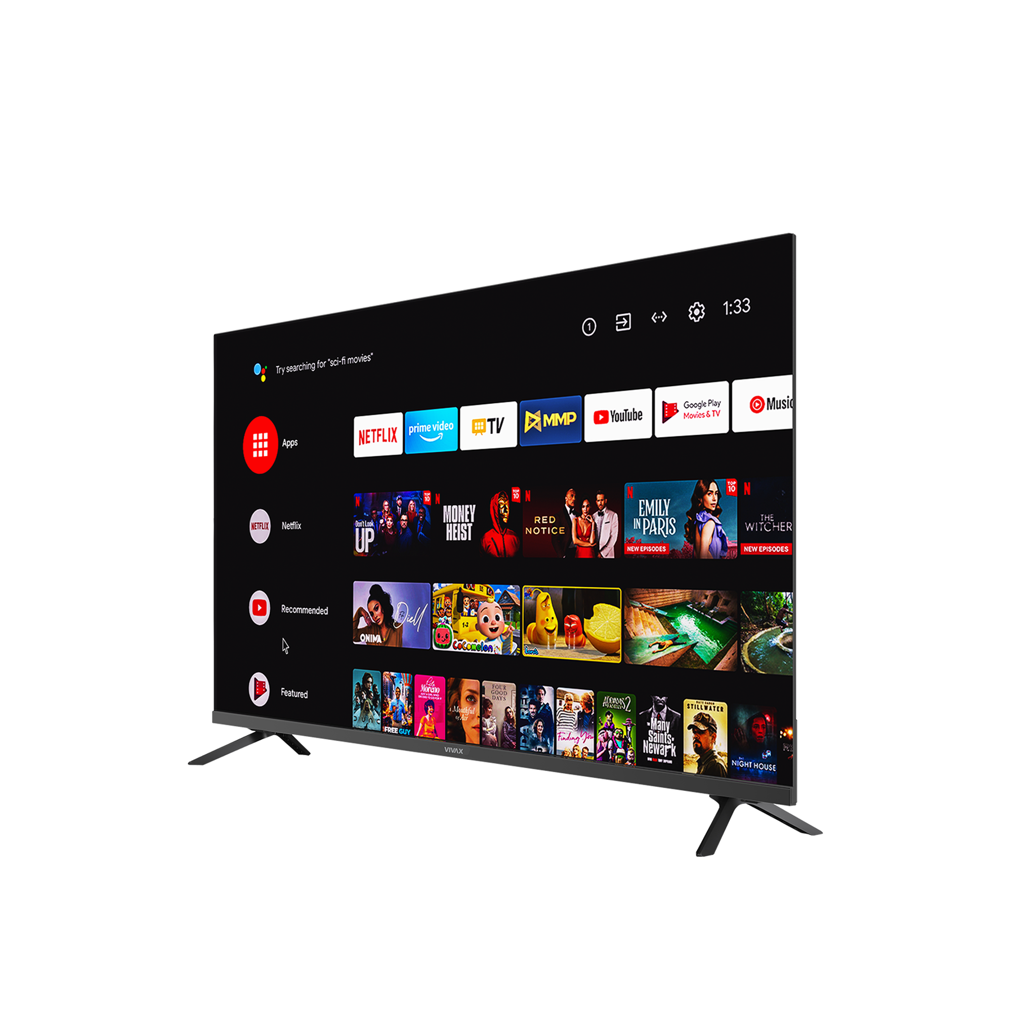 imgi_83_A-Series-43UHD10K-P-Right Televizor Smart VIVAX A Series 43UHD10K 43” UHD 4K AndroidTV me HDR10 dhe garanci 3+2 vite