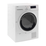Tharëse Rrobash VIVAX CDR-0816B me Kondensim 8kg Klasa B e bardhë