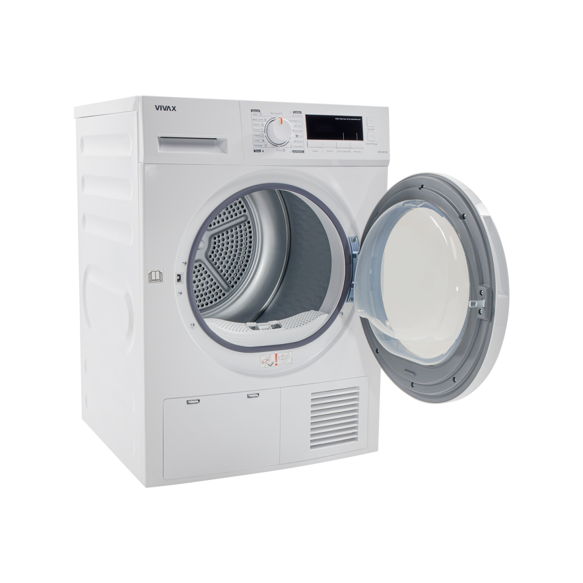 Tharëse Rrobash VIVAX CDR-0816B me Kondensim 8kg Klasa B e bardhë