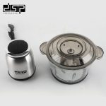 Grirëse Ushqimi DSP KM4100 300W me kupë qelqi 3.0L dhe tehe inox me 4 fletë