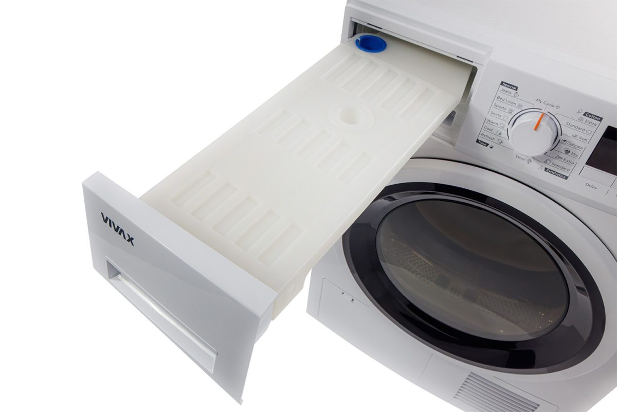 Tharëse Rrobash VIVAX CDR-0816B me Kondensim 8kg Klasa B e bardhë