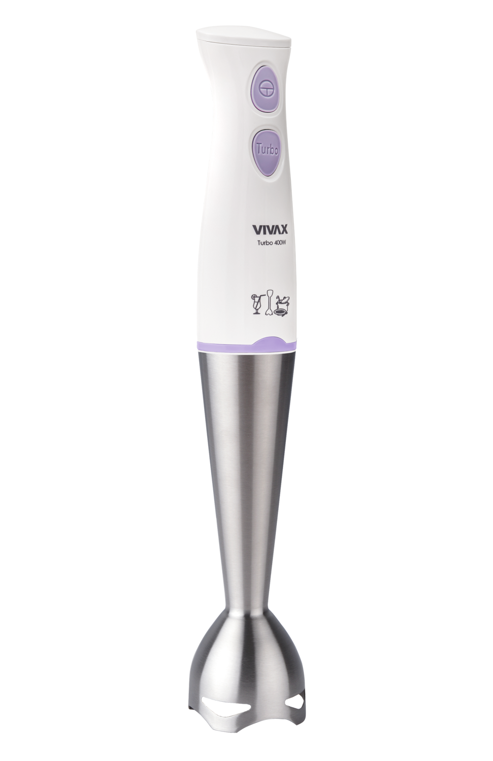 imgi_94_SB-400WP-P-Left Blender Dore VIVAX SB-400WP 400W Inox me 2 shpejtësi dhe dizajn modern