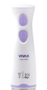 Blender Dore VIVAX SB-400WP 400W Inox me 2 shpejtësi dhe dizajn modern