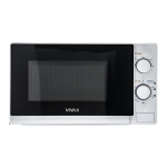 Furra me Mikrovalë VIVAX MWO-2077 20L 700W me kontroll mekanik në ngjyrë të bardhë