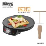 Pajisje për Krepa DSP KC3051 1200W me pjatë 30 cm dhe veshje Teflon jo-ngjitëse