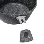 enxhere me veshje guri Montecasa 28cm induksion me doreza të heqshme