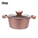 Tenxhere guri DSP 28cm Die-Cast me kapak xhami dhe bazë induksioni