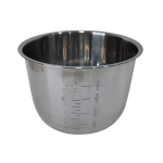 Enë Multikukeri 6L Inoks SUS304 me fund të trashë për gatim të sigurt