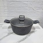 enxhere me veshje guri Montecasa 28cm induksion me doreza të heqshme