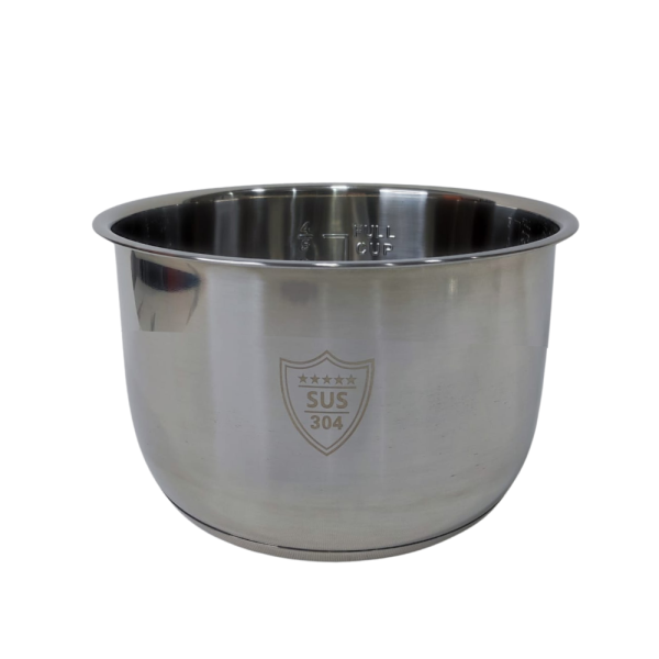 Enë Multikukeri 6L Inoks SUS304 me fund të trashë për gatim të sigurt