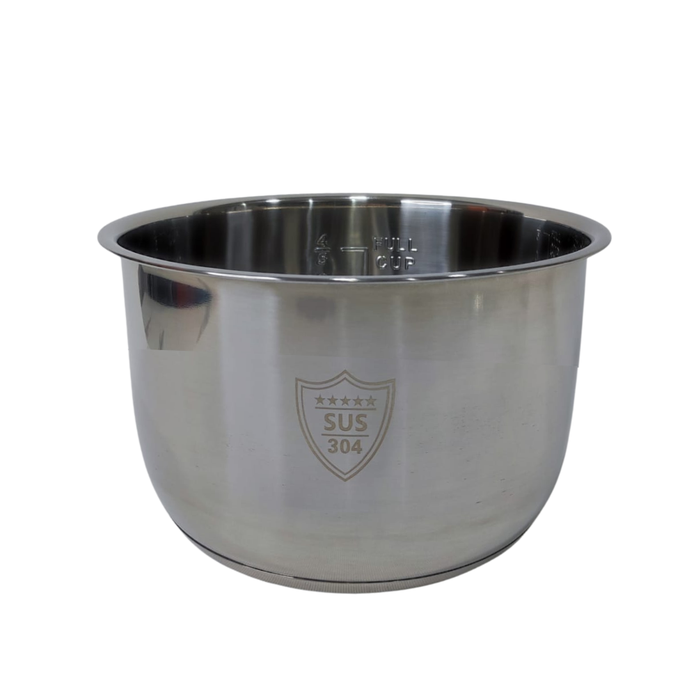 6(1) Enë Multikukeri 6L Inoks SUS304 me fund të trashë për gatim të sigurt