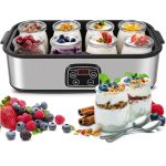 Bërëse Kosi DSP KA4015 me 8 gota qelqi, kapak transparent dhe ekran LED