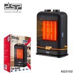 Ngrohës PTC DSP KD3102 me 1500W dhe oscilim 60° me mbrojtje automatike