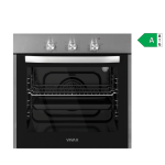 Furrë e integruar VIVAX BO-606FAHTM X me pjekje me ventilator dhe 5 programe